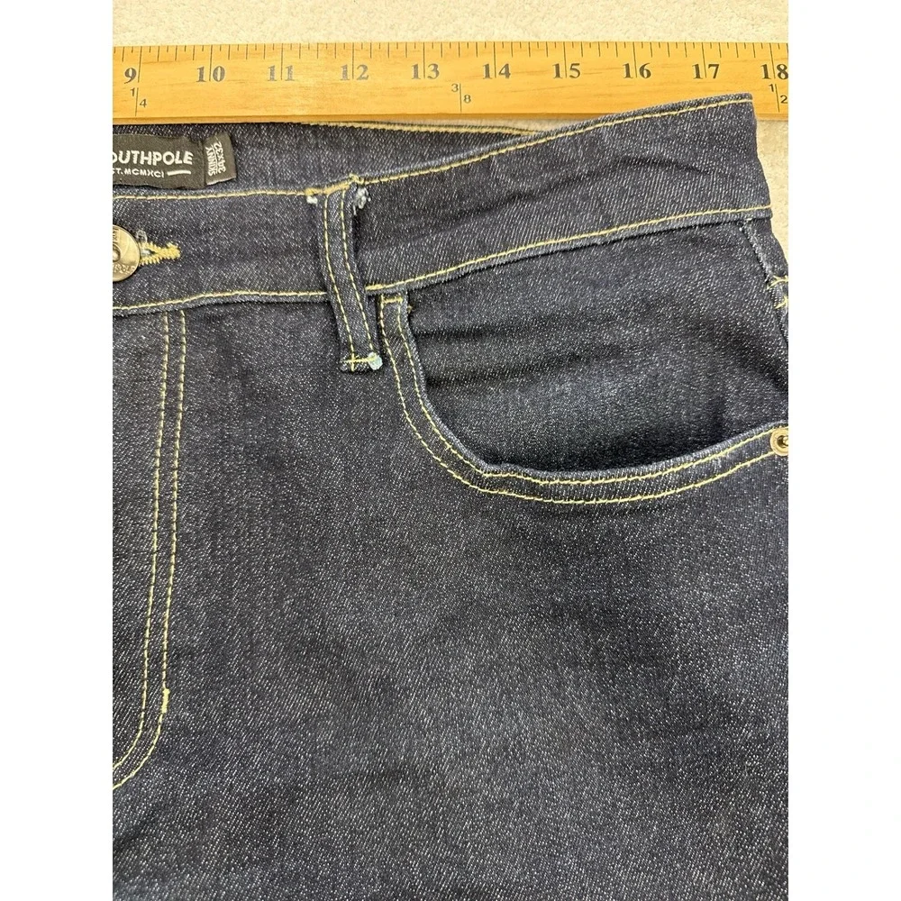 Southpole Jeans Men 34x32 Dark Blue‎ Straight Denim